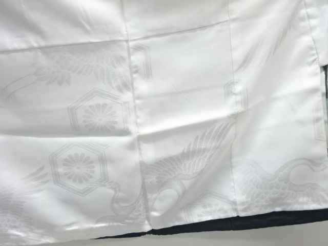  鷹に宝尽くし模様紋付男児着物(内袖・長襦袢付き)